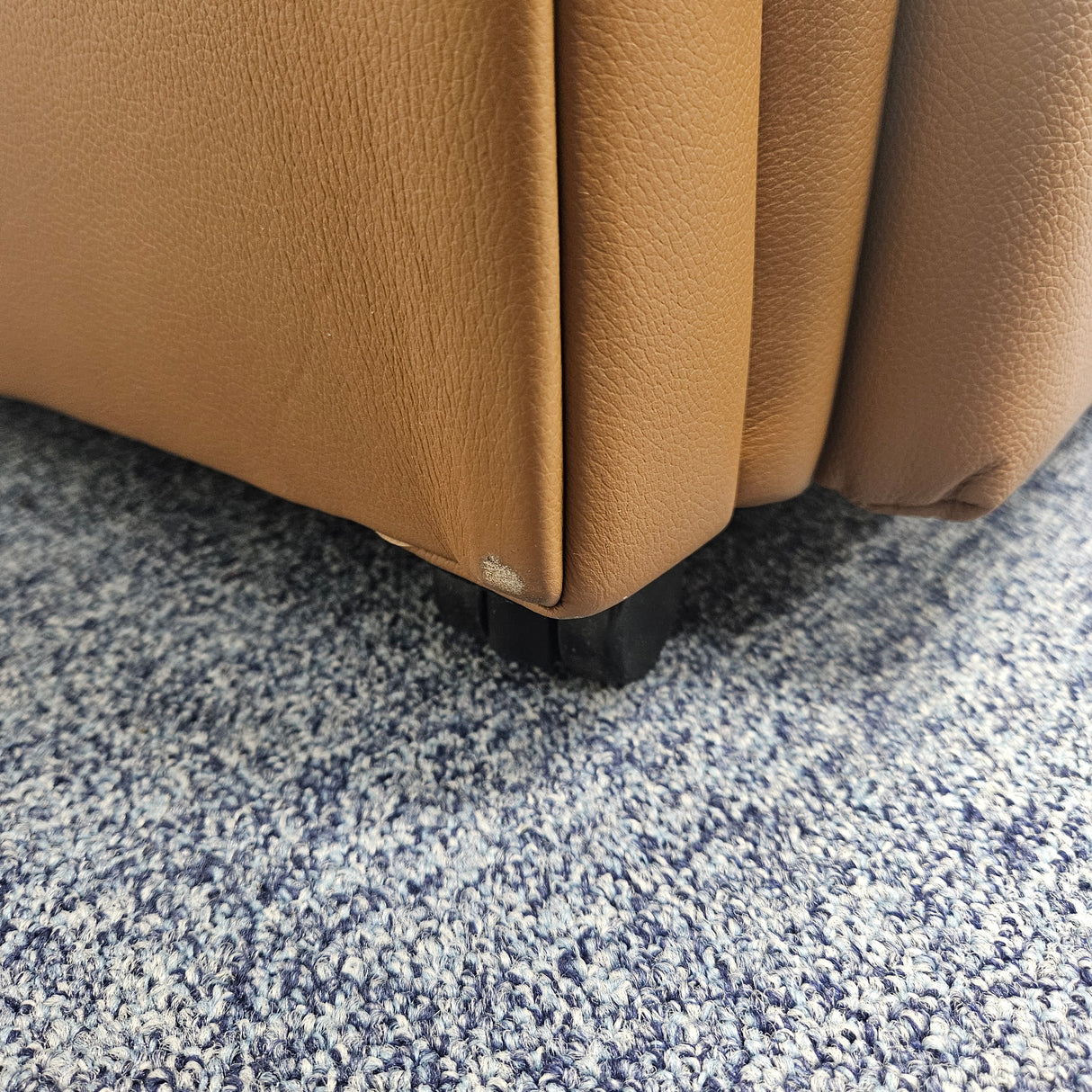 close up of recliner