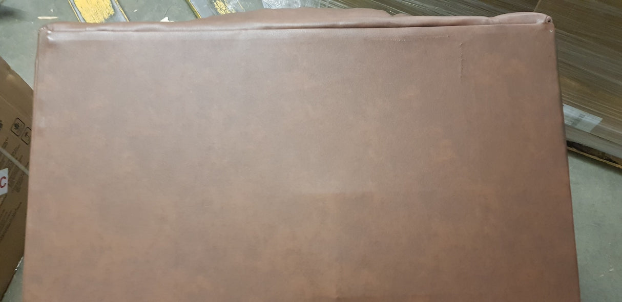 Cullingworth Waterfall Back Tan faux leather Demo