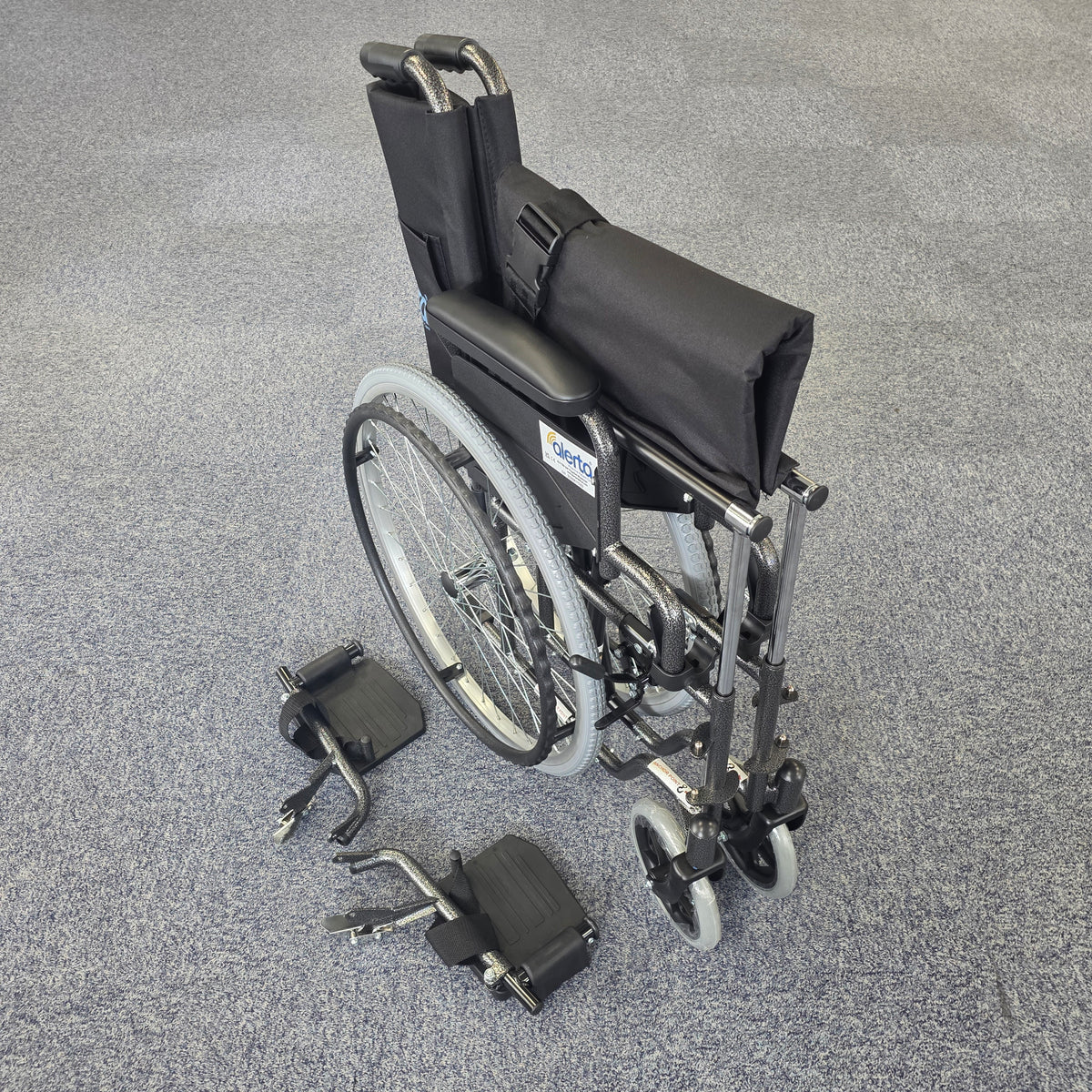 Crash tested wheelchair- Self propelled suitable for use in a vehicle