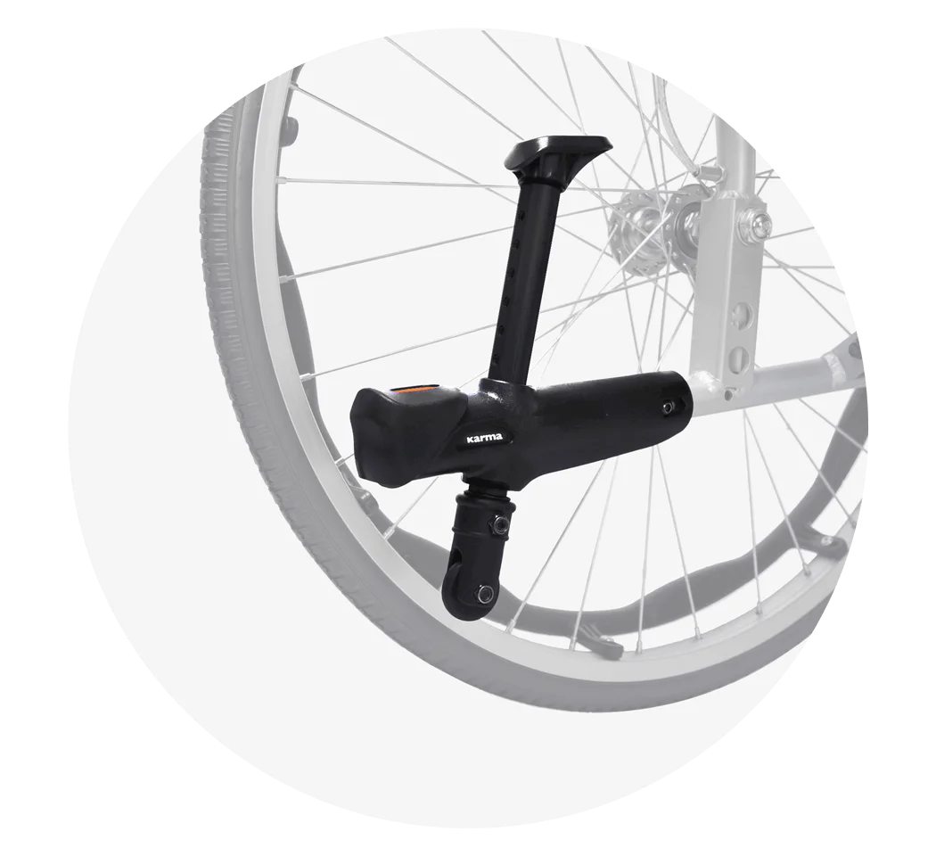 Pair of Deluxe Ergo Anti Tippers for Ergo Wheelchairs