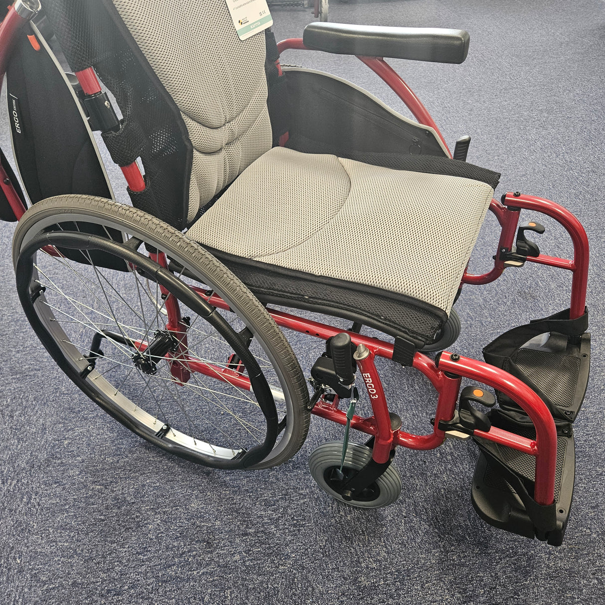 Karma Ergo 3 Crash Tested Lightweight Folding Transit Wheelchair