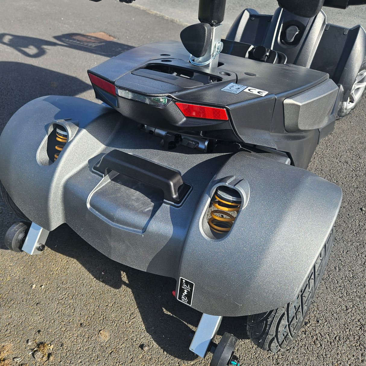 Motion aura mobility scooter rear