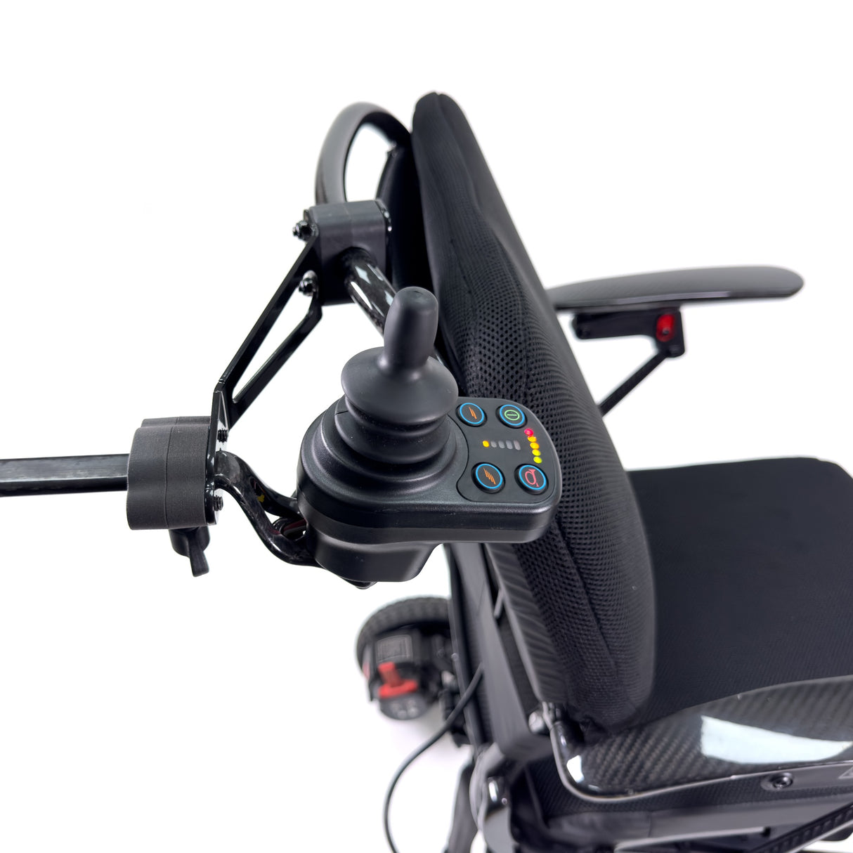 Sunrise Q50R Carbon Attendant Controller Bracket Attachment