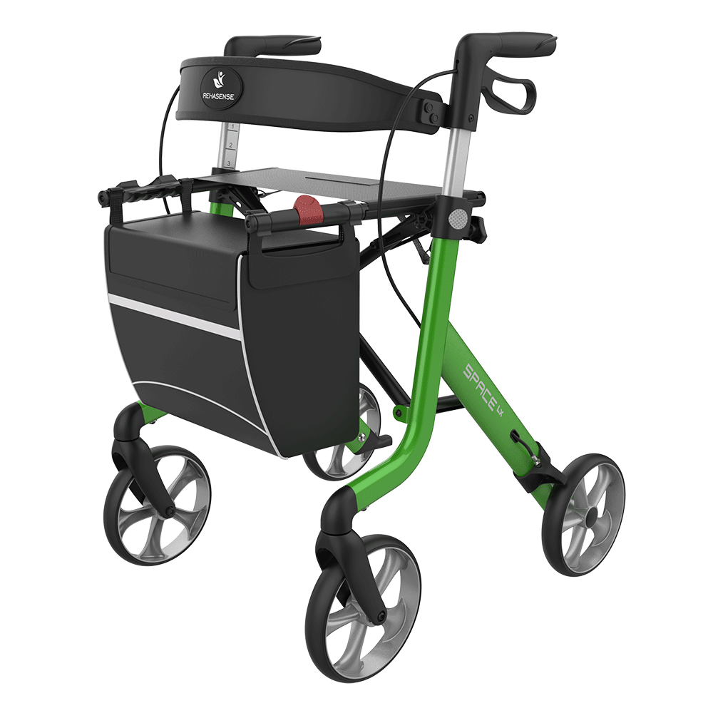 Rehasense Space LX Lightweight Folding Rollator - Medium