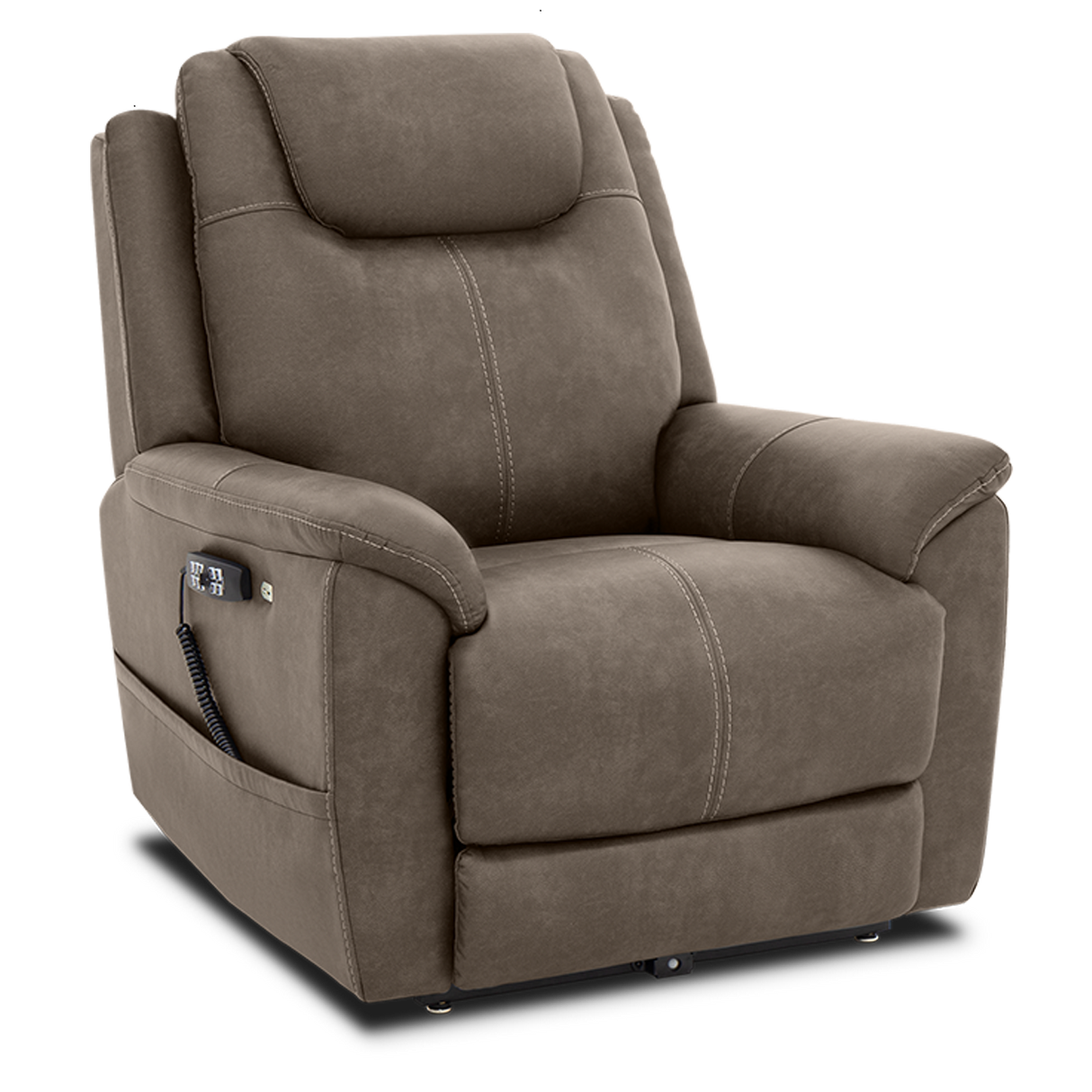 Brown recliner chair
