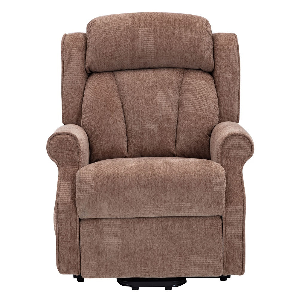 Alabama rise and recline chair - Dual motor-Brown - Ex Demo
