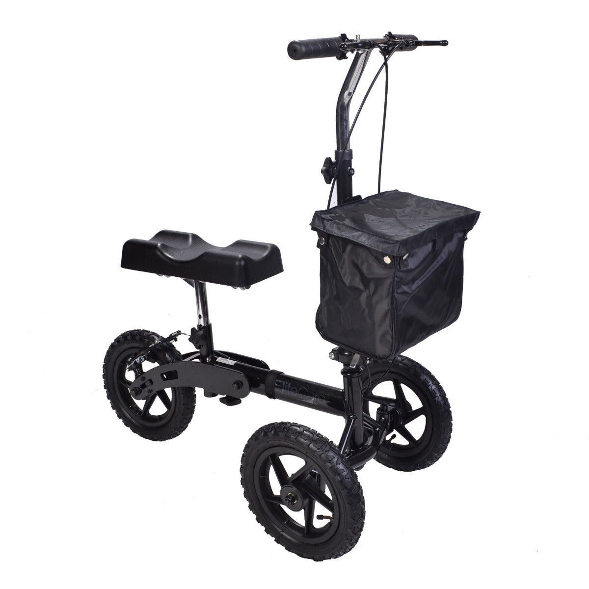 All Terrain Outdoor Knee Walker with Brakes and Adjustable Handle