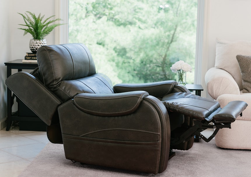 Atlas Rise Recliner Chair head and lumbar support and wireless charging