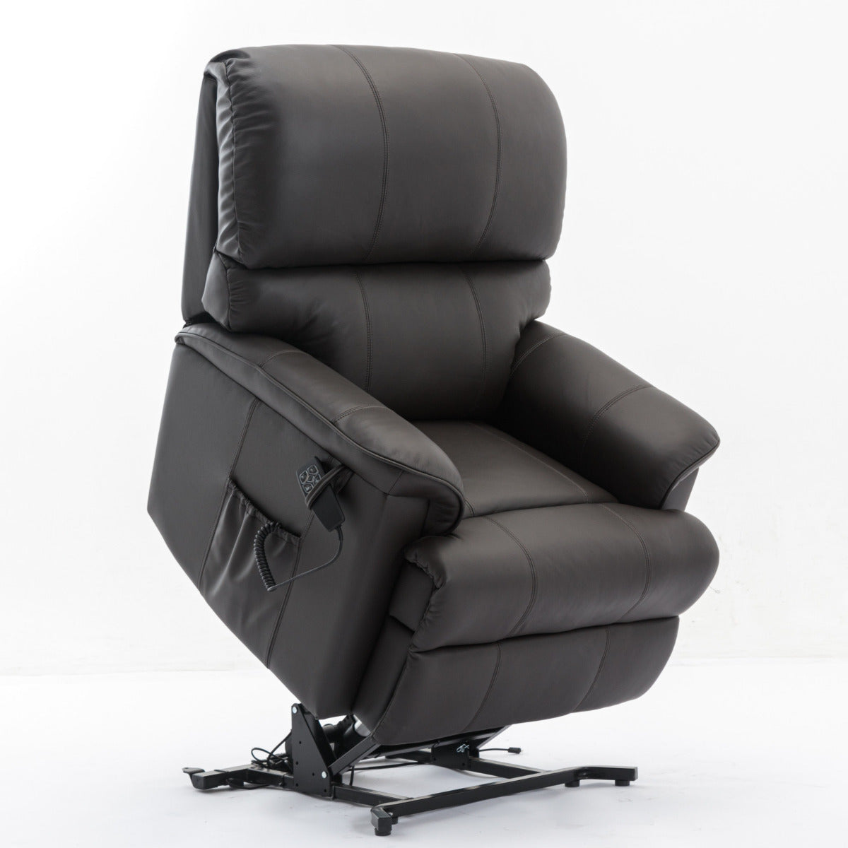 Canterbury dual motor riser recliner chair - Brown