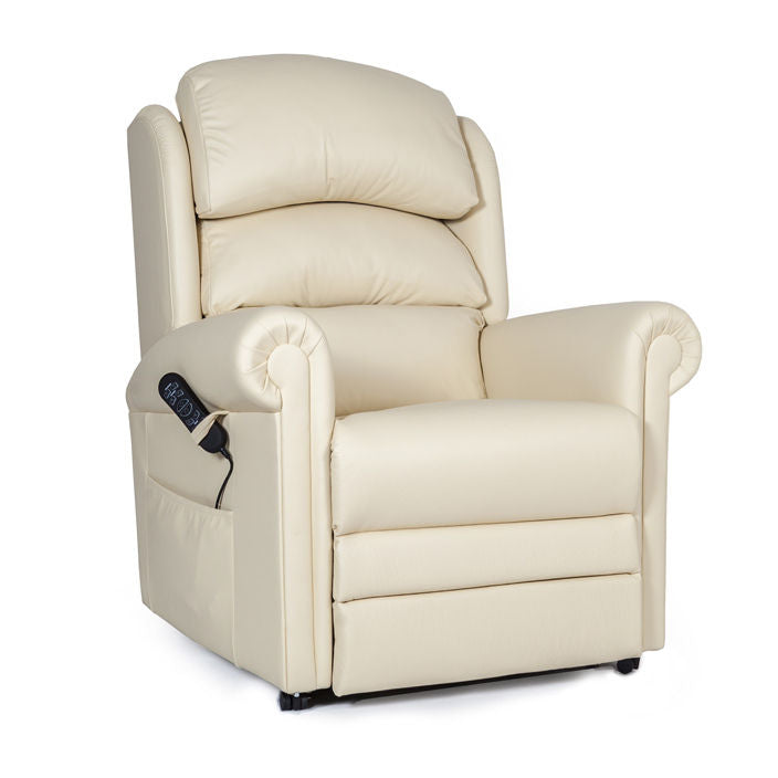 Cullingworth Waterfall Backrest Cream leather - Ex Demo