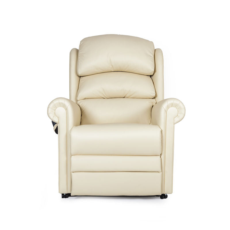 Cullingworth Waterfall Backrest Cream leather - Ex Demo