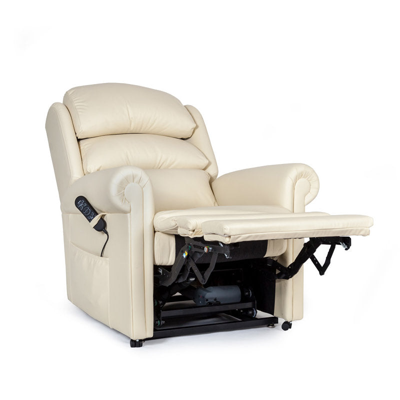 Cullingworth Waterfall Backrest Cream leather - Ex Demo