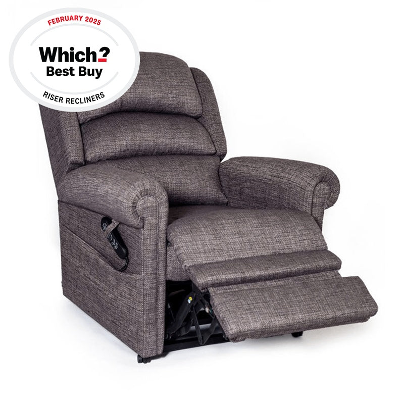 Cullingworth Dual Motor Rise Recliner Chair with Powered Headrest and Lumbar - Rully Risen