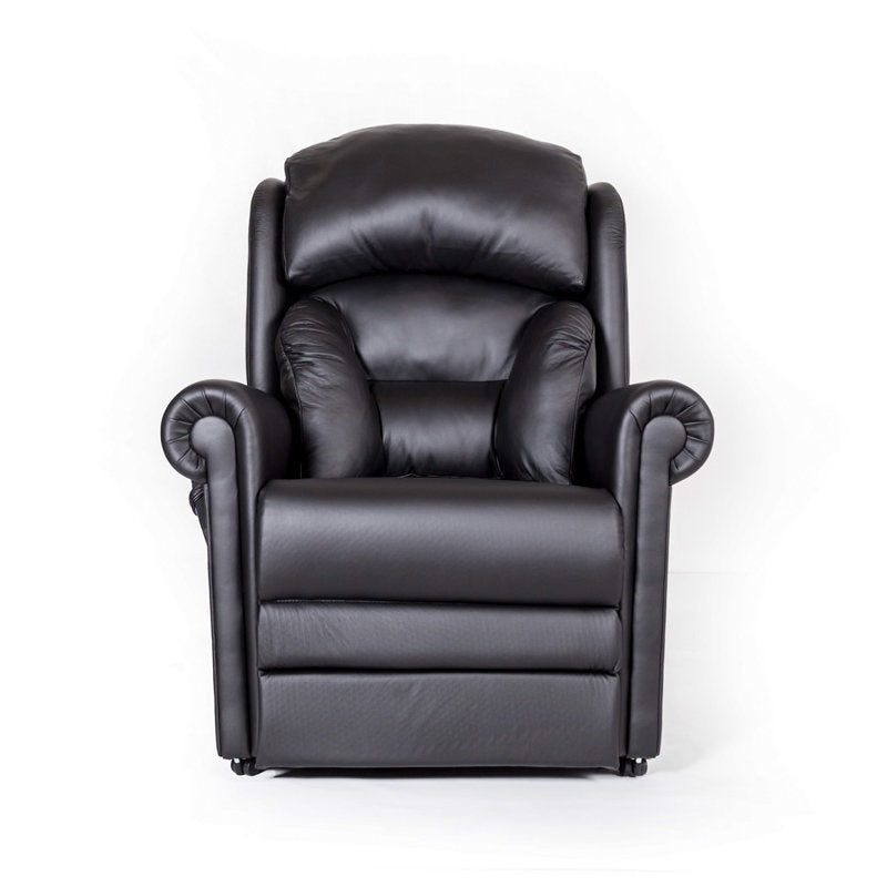 Cullingworth Lateral Back Black leather - Ex Demo