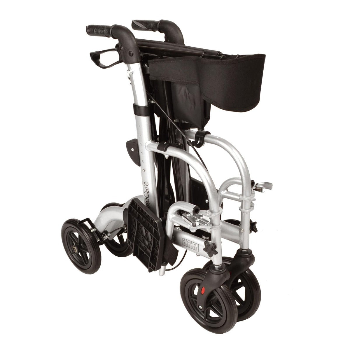 2 in 1 Rollator Wheelchair - Folded