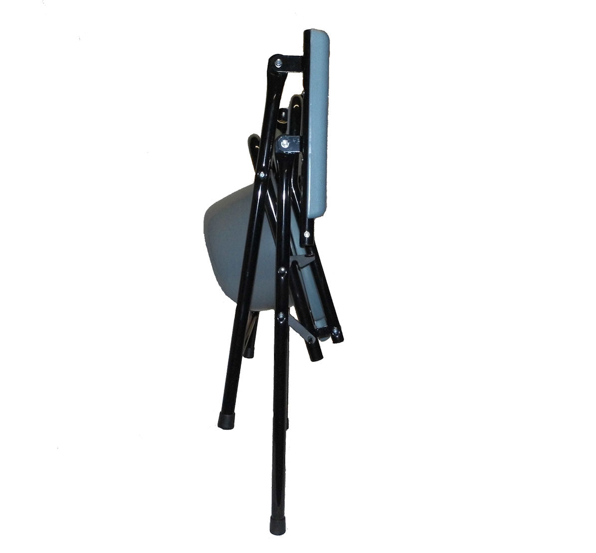 Lightweight Folding Commode Chair - Folded