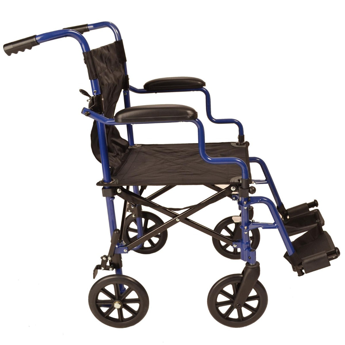 Lightweight Folding Wheelchair - Side View