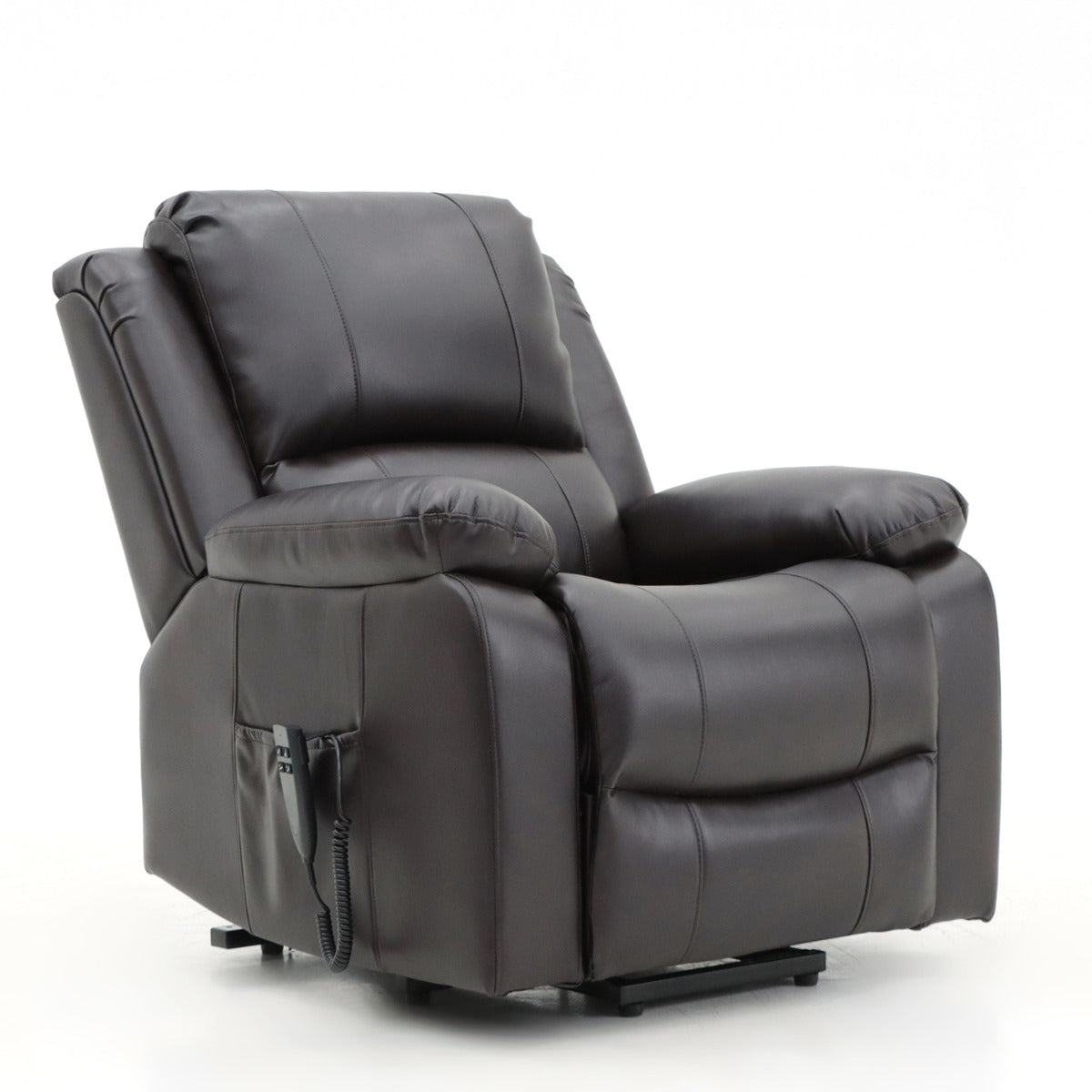 The Eldwick Dual Motor Riser Recliner Chair-Brown