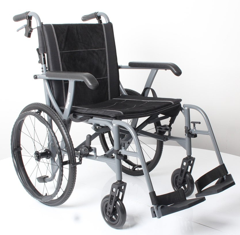 Ultra Lightweight aluminium folding transit wheelchair ECTR07