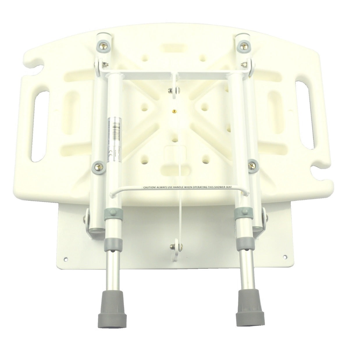 Wall Mounted Fold down Shower Seat - Folded