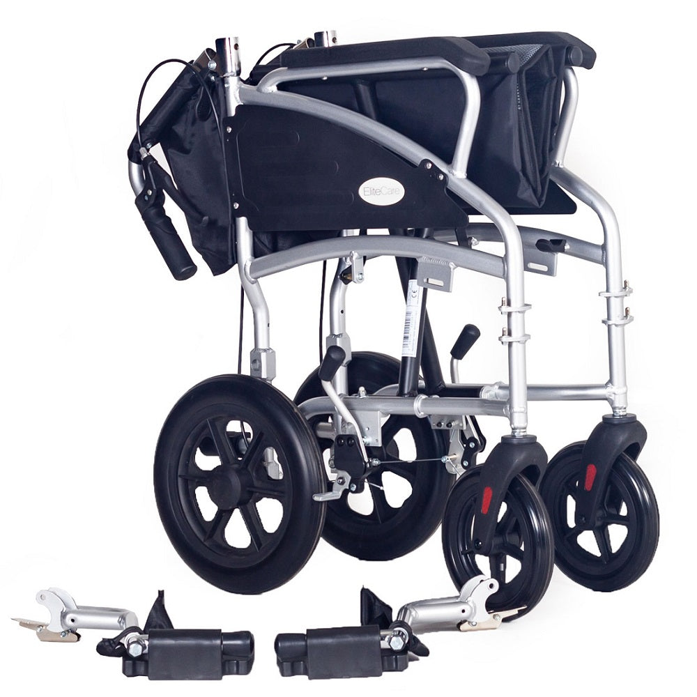 Ultra lightweight wheelchair with brakes ECTR08