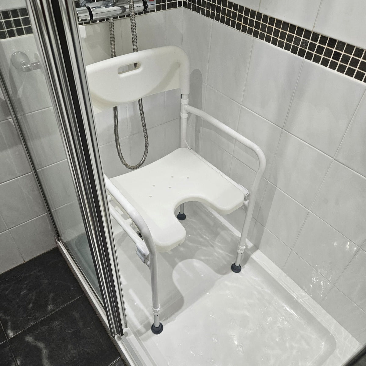 Folding shower seat / wetroom chair