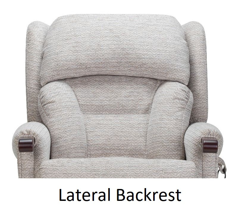 Hartington Custom Rise Recliner Chair with Powered Headrest and Lumbar