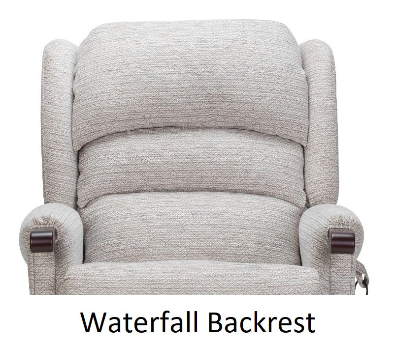 Hartington Custom Rise Recliner Chair with Powered Headrest and Lumbar