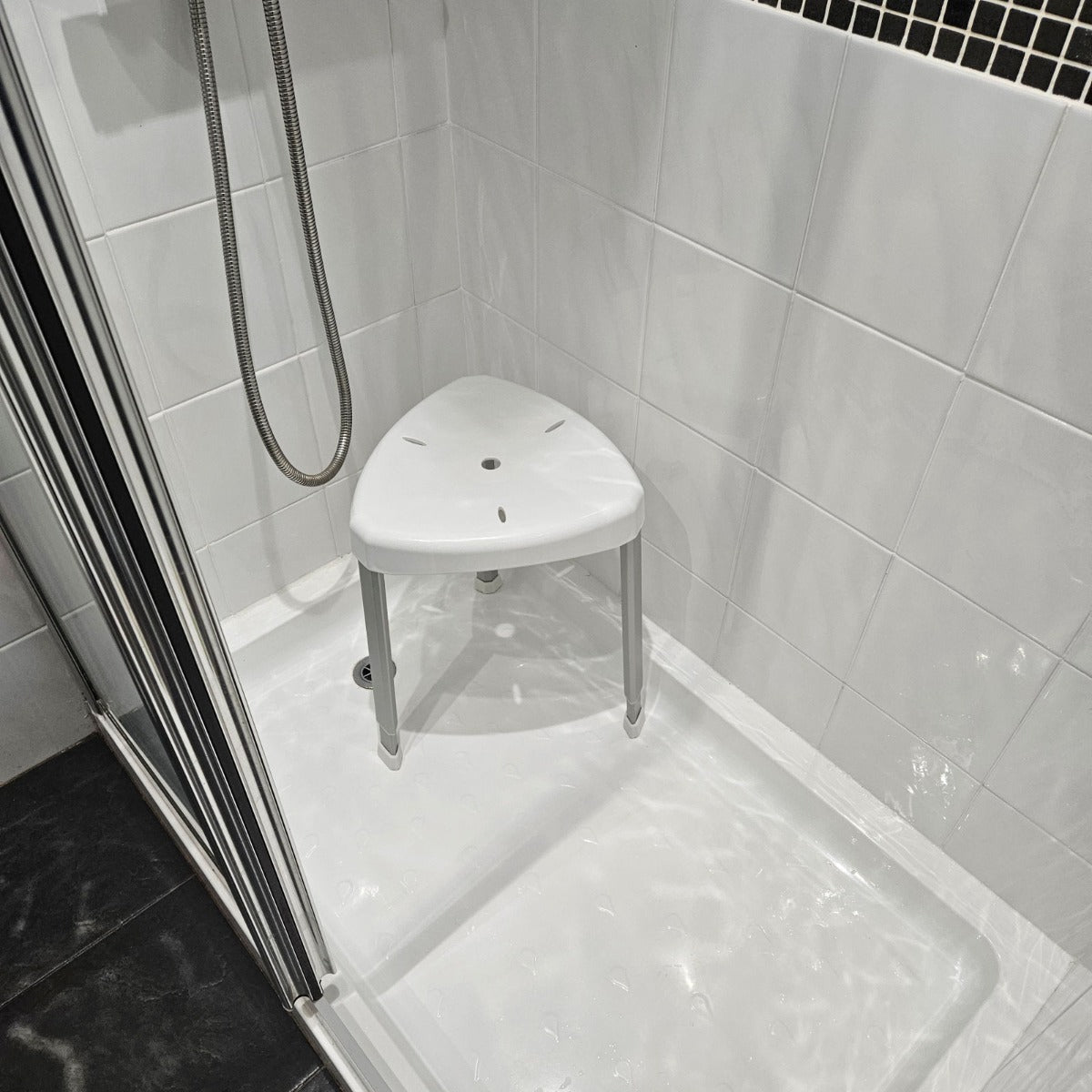Heavy Duty Corner Shower Stool