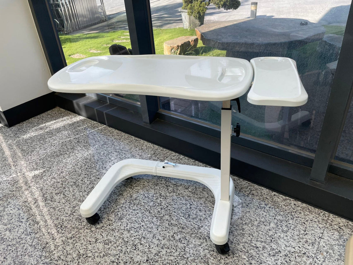 Deluxe over bed or chair table adjustable width height and angle