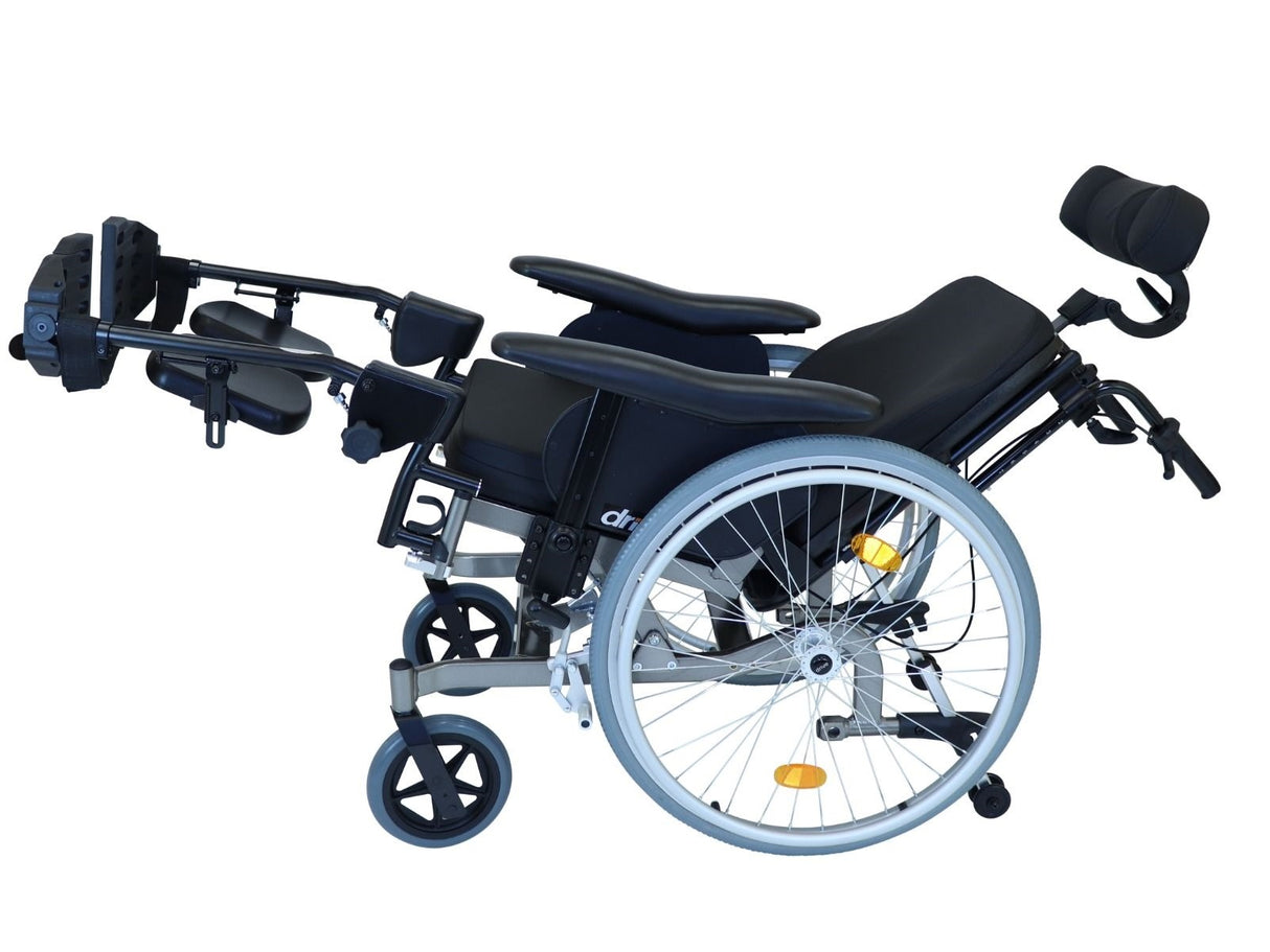 Drive Multitec Reclining Tilt in Space wheelchair - Self Propel with drum brakes