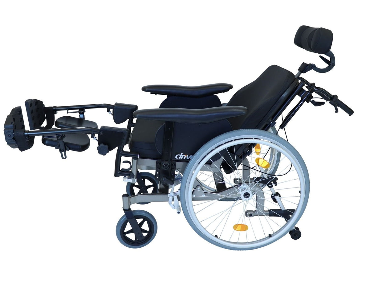 Drive Multitec Reclining Tilt in Space wheelchair - Self Propel with drum brakes