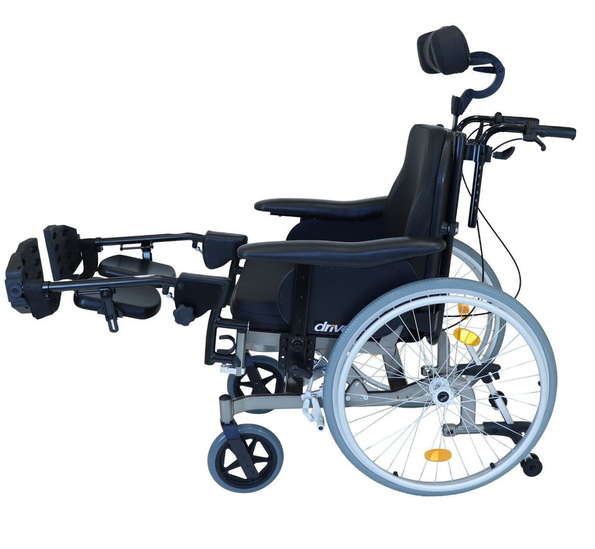 Drive Multitec Reclining Tilt in Space wheelchair - Self Propel with drum brakes