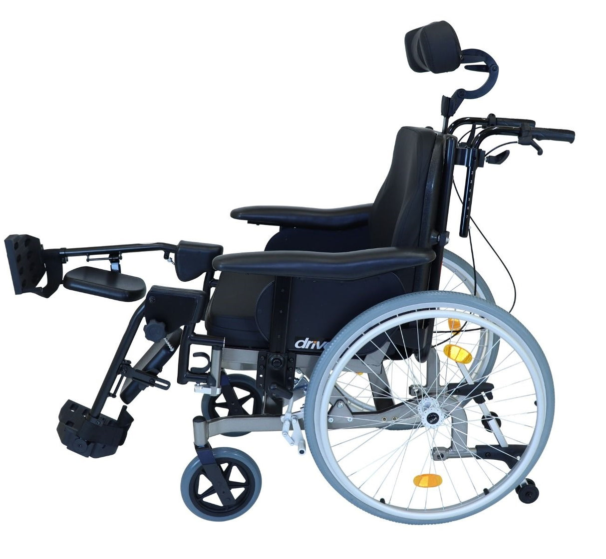 Drive Multitec Reclining Tilt in Space wheelchair - Self Propel with drum brakes