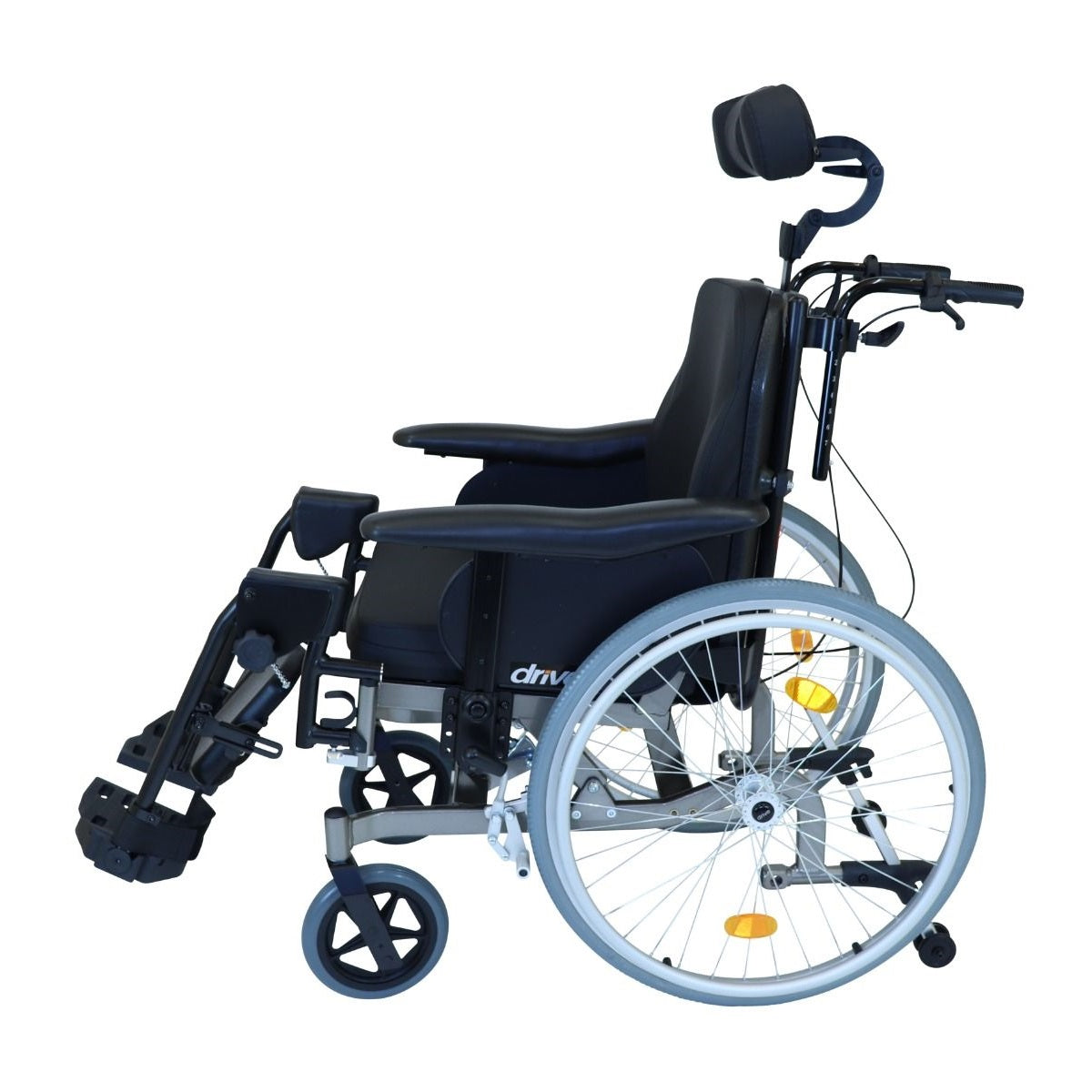 Drive Multitec Reclining Tilt in Space wheelchair - Self Propel with drum brakes