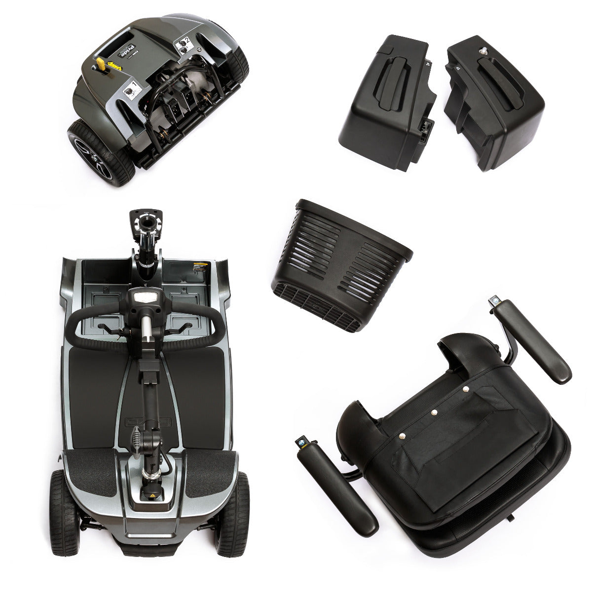 Pride Revo 2 Mobility Scooter Grey