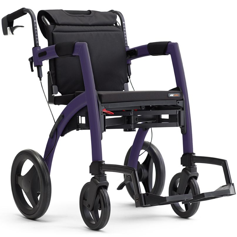 Rollz Motion 2 in 1 Rollator and Wheelchair