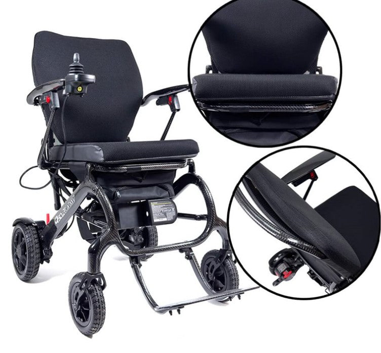 Q50 R Carbon Ultralight Folding Powerchair - Only 14.5kg