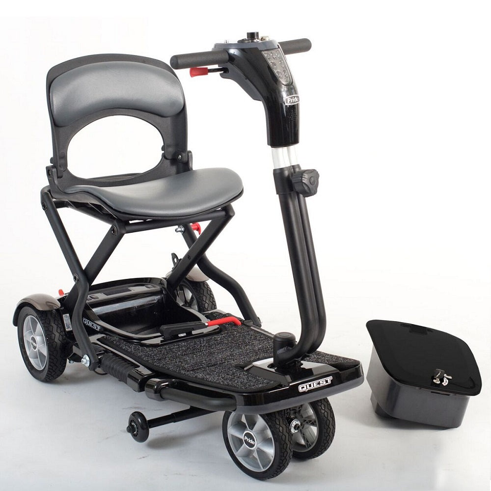 Quest Lightweight Folding Mobility Scooter - Battery Removed