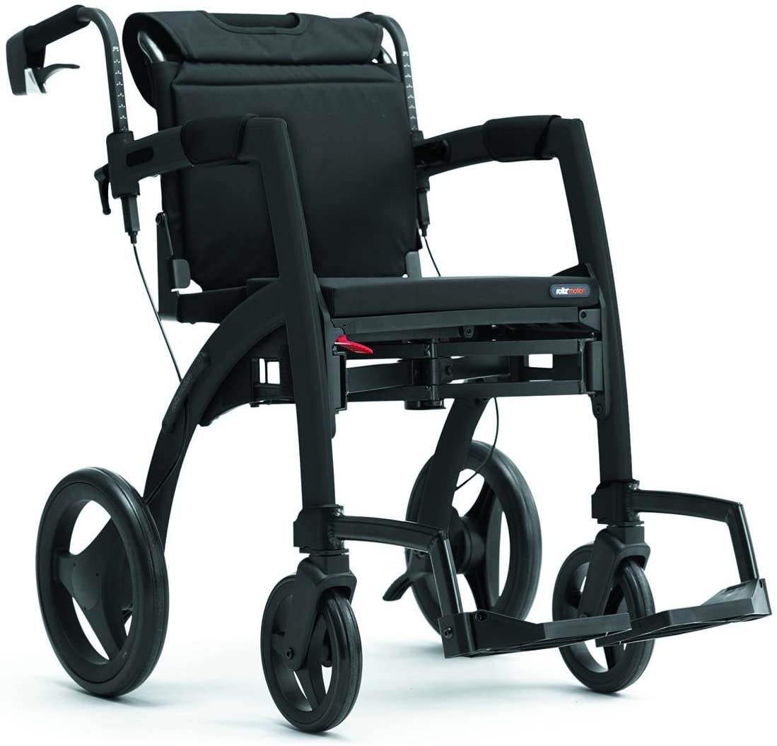 Rollz Motion 2 in 1 Rollator and Wheelchair - Small Size