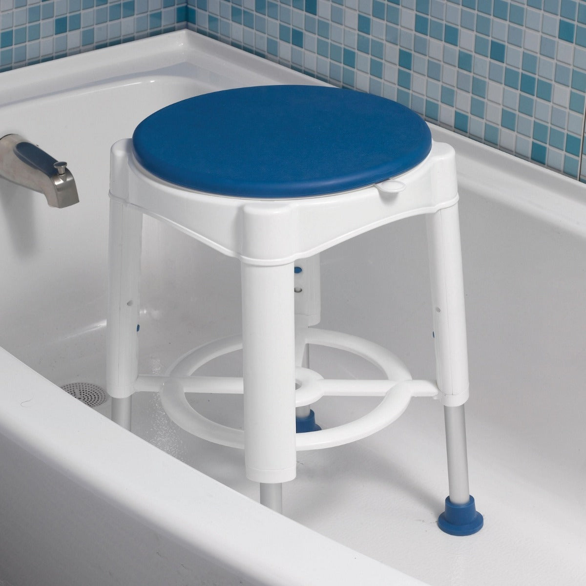 Deluxe swivel shower stool / bath seat