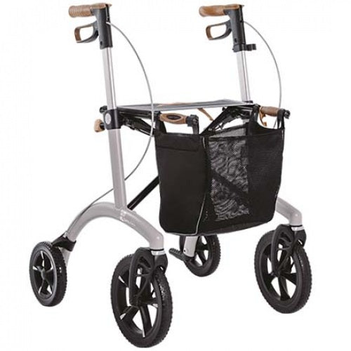 Saljol All Terrain off road Rollator lightweight wheeled walker with seat & bag