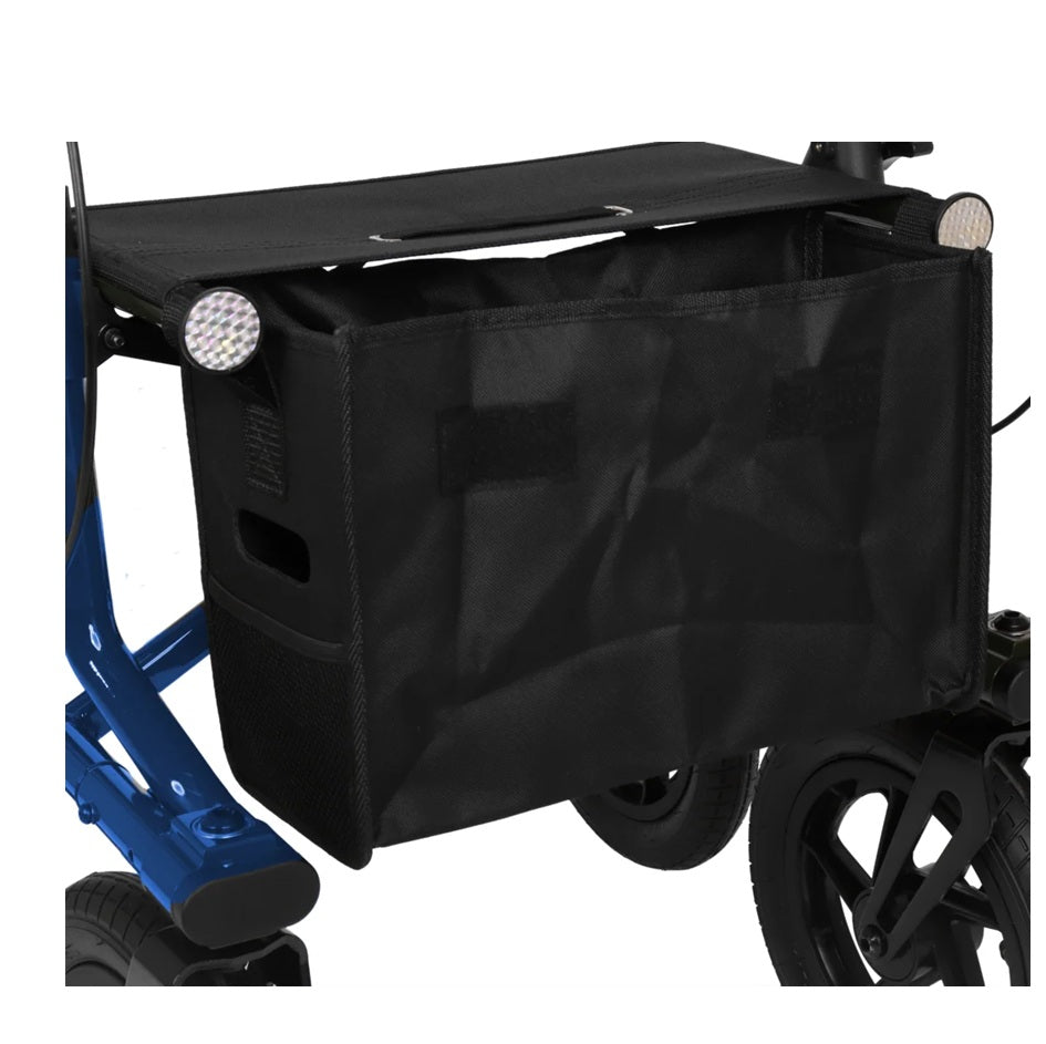 Drive Devilbiss Torro Outdoor Rollator with 12" treaded pneumatic tyres