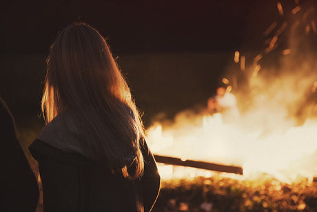 Girl Bonfire Night