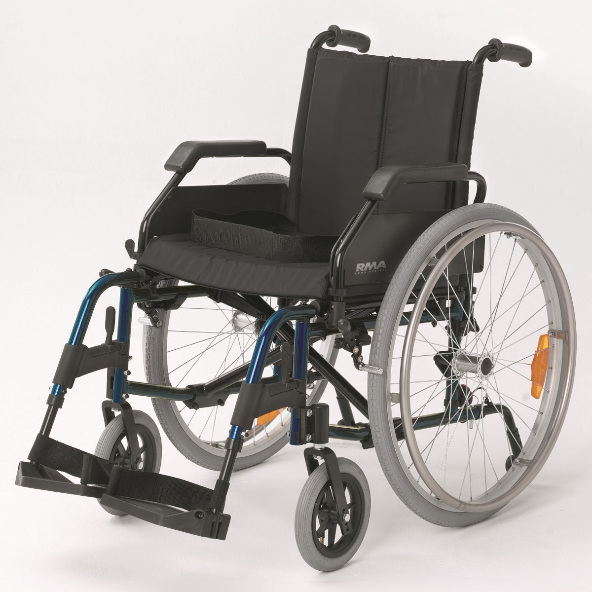 Roma 1500 Wheelchair Lightweight Self Propel - Black