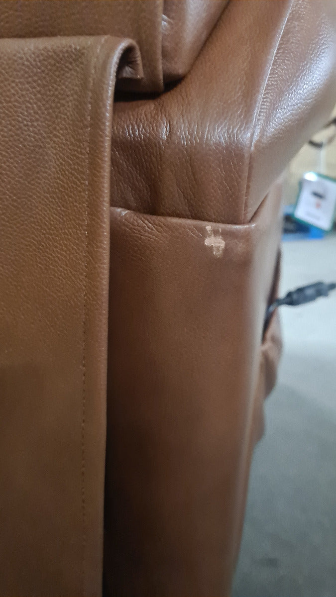 Cullingworth Lateral Backrest Castagne brown leather - Ex Demo