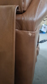 Cullingworth Lateral Backrest Castagne brown leather - Ex Demo