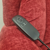 Hainworth Dual Motor rise and recliner chair with heat and massage in Fabric