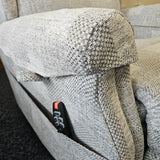 Monmouth Plus 4 motor chair with Memory, Heat and High leg lift Petite Size Patchwork Mist Fabric - Ex Demo
