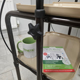 Mobility Trolley Walking Frame Indoor Rollator with trays and brakes